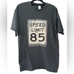 Duck Co 85 Miles Per Hour (MPH) Gray Short Sleeve T-Shirt Sz Large